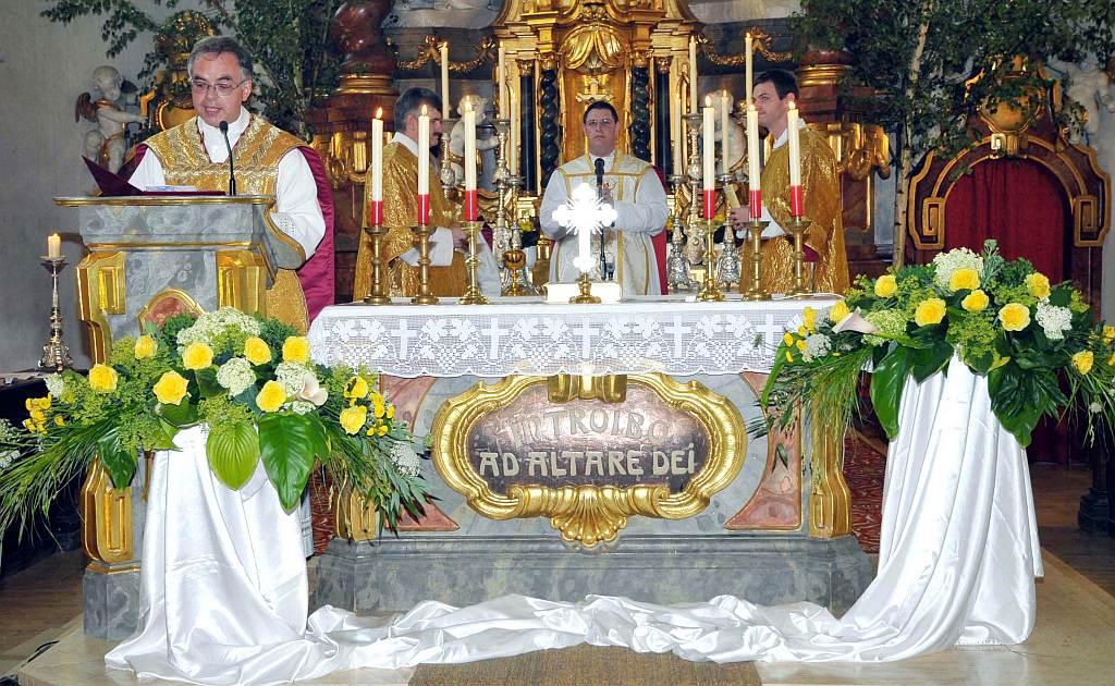 Der Primizgottesdienst in der Pfarrkirche