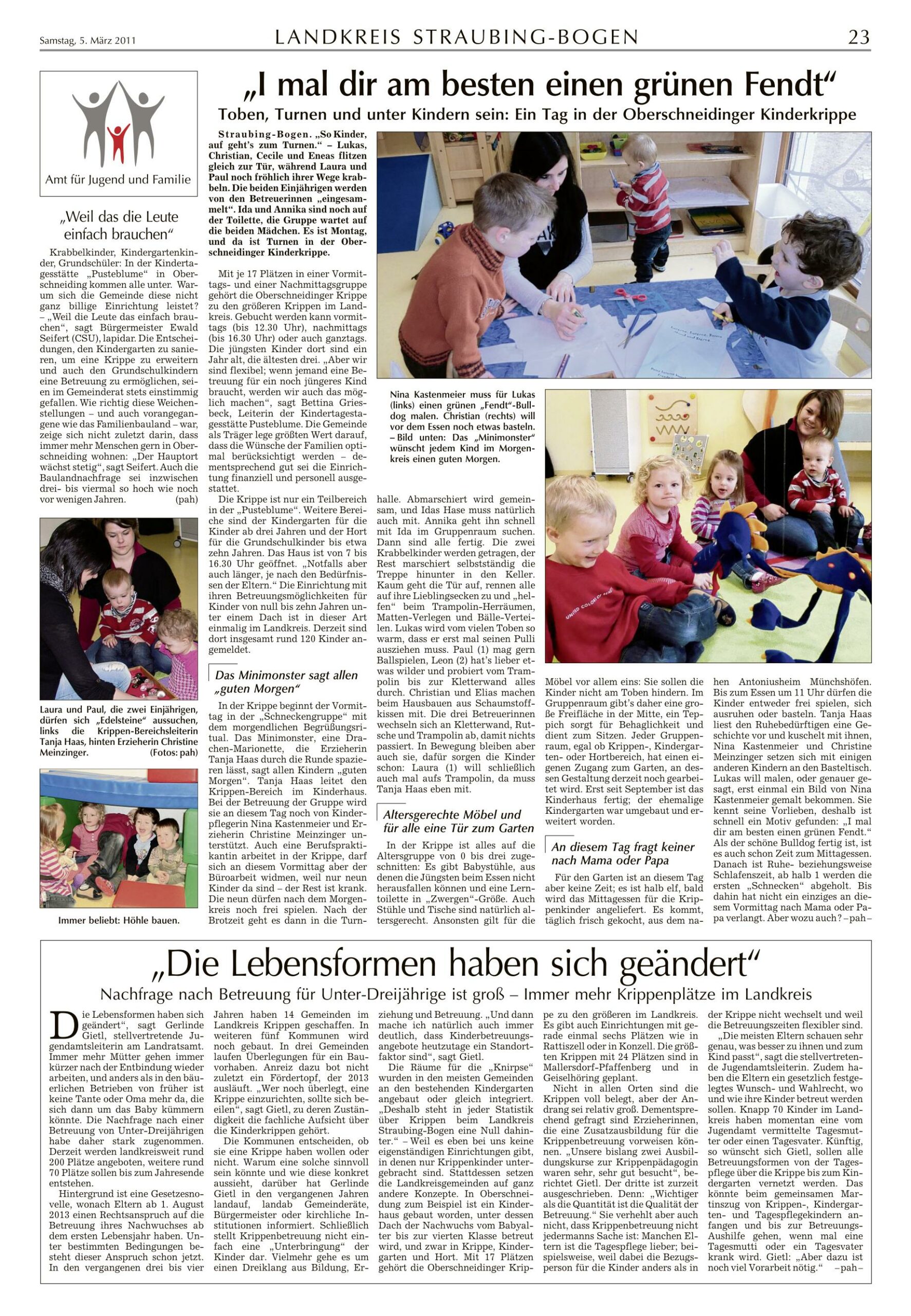 Bericht aus dem Straubinger Tagblatt