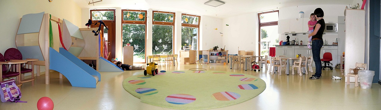 Ein Gruppenraum in der Kindertagesstätte