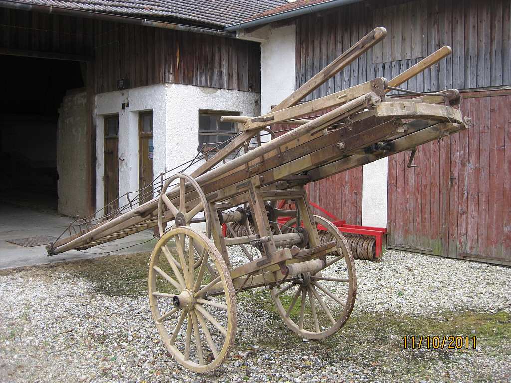 Antike Feuerwehrleiter