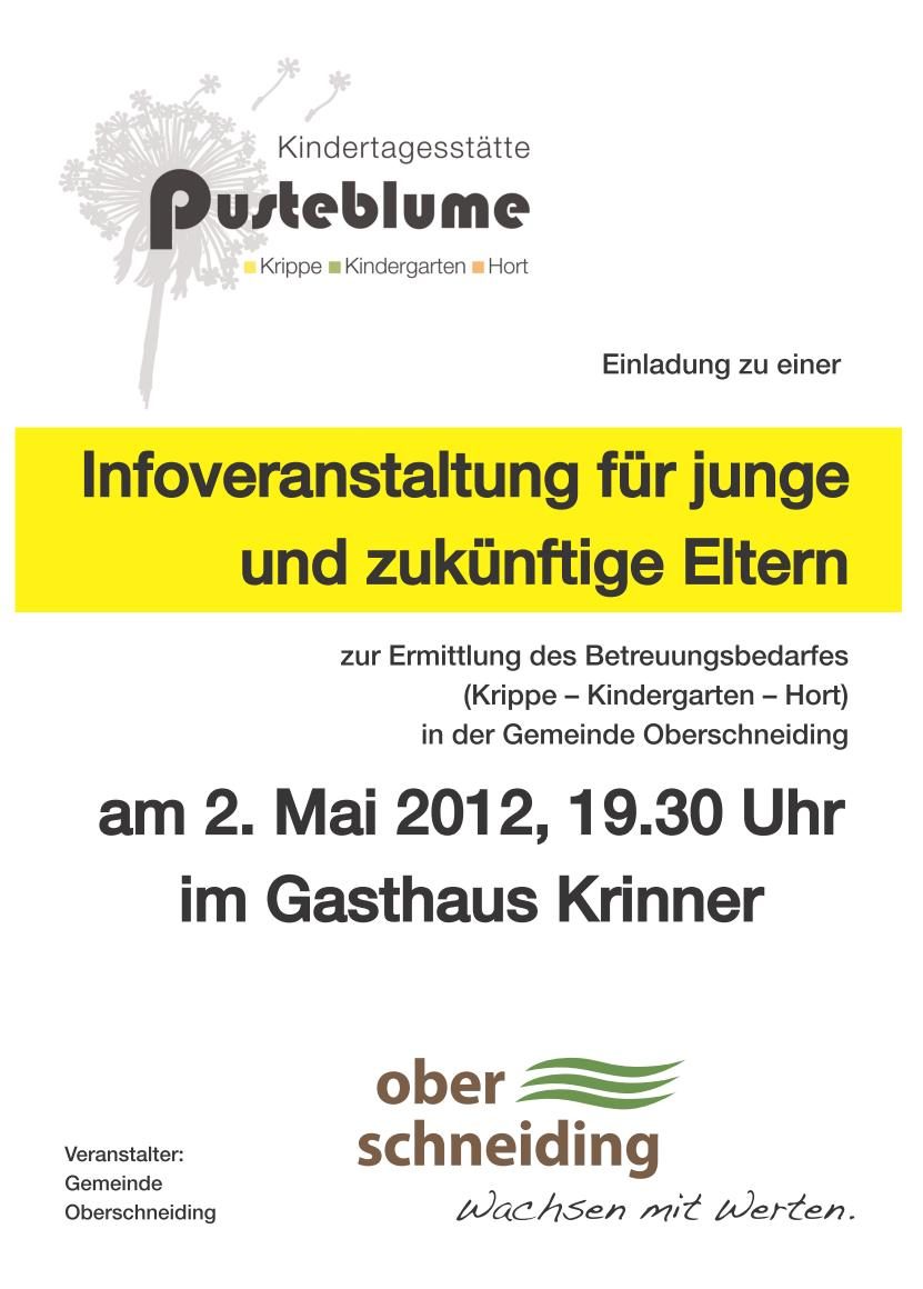 Flyer Infoveranstaltung Kita