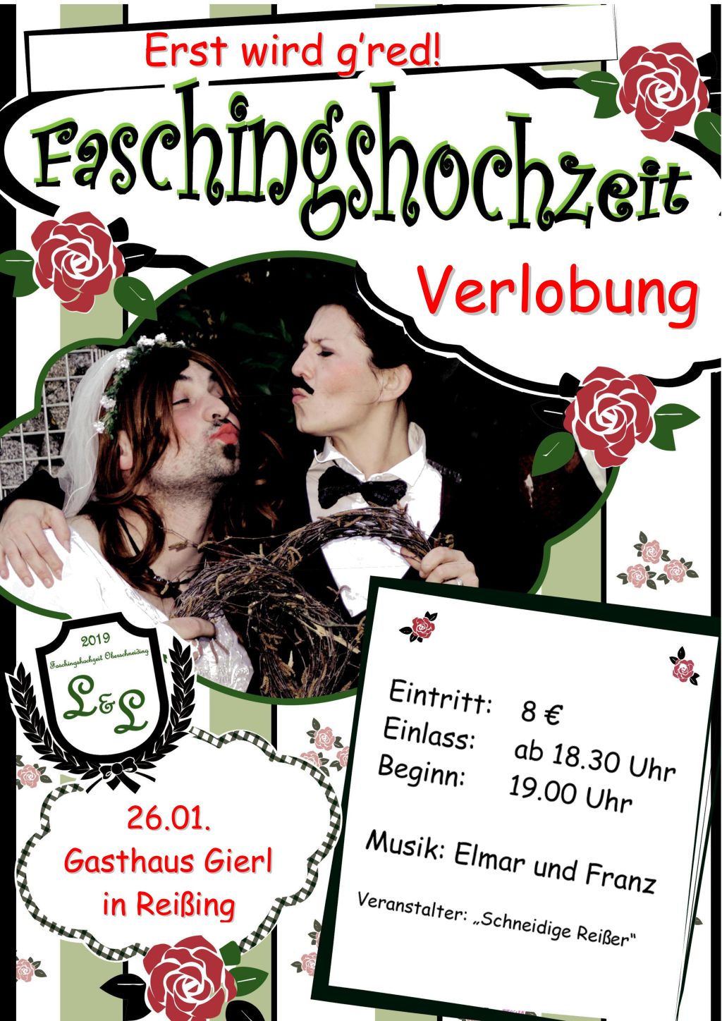 2019 01 14 Plakat Faschingshochzeit