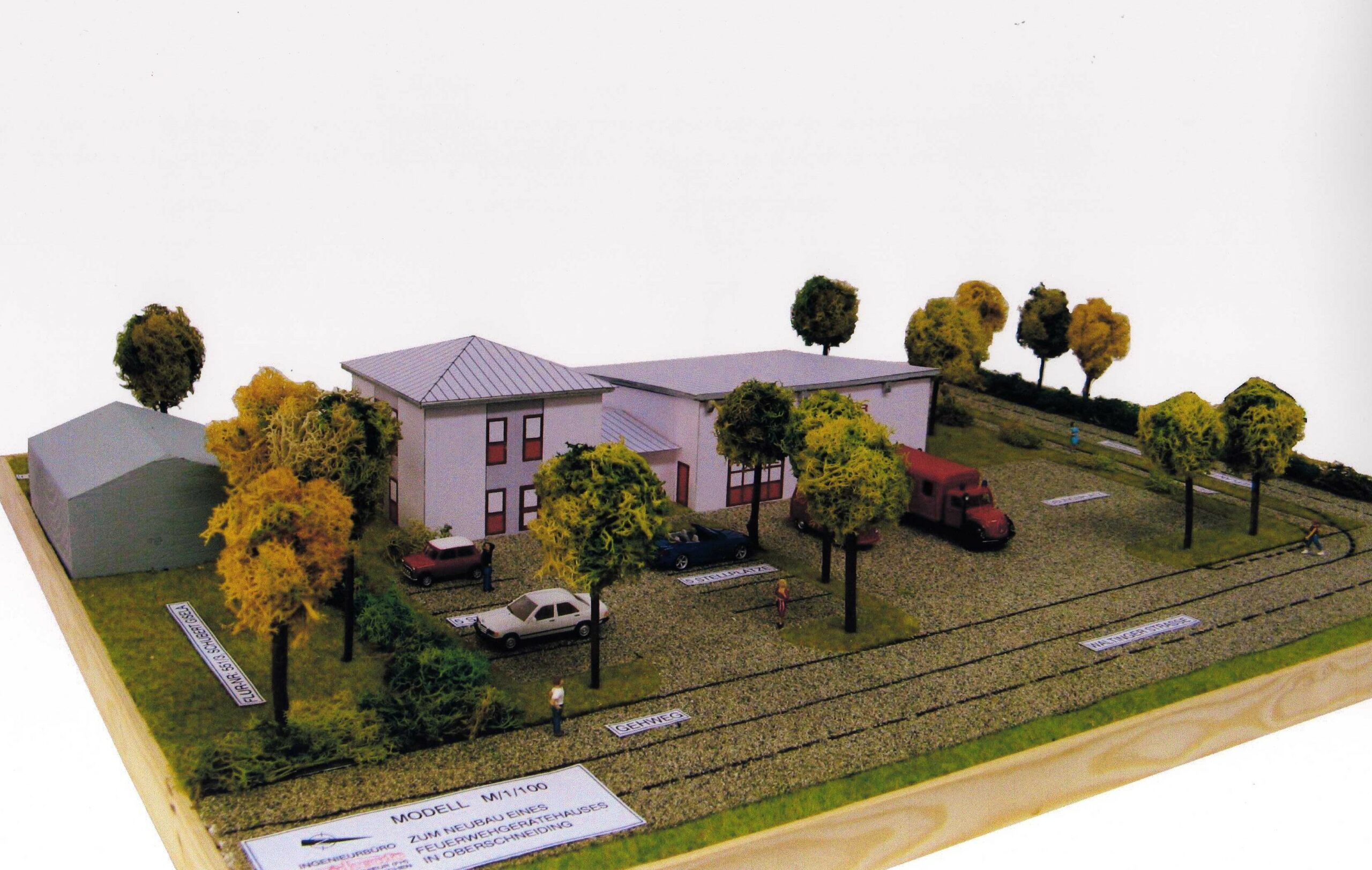 Feuerwehrhaus-Modell