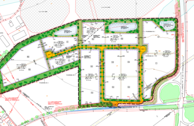 Plan Gewerbe-und-Industriegebiet